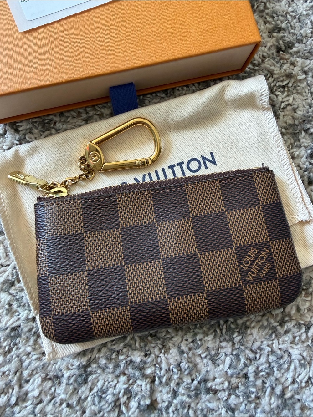 Louis Vuitton Damier Ebene Key Pouch